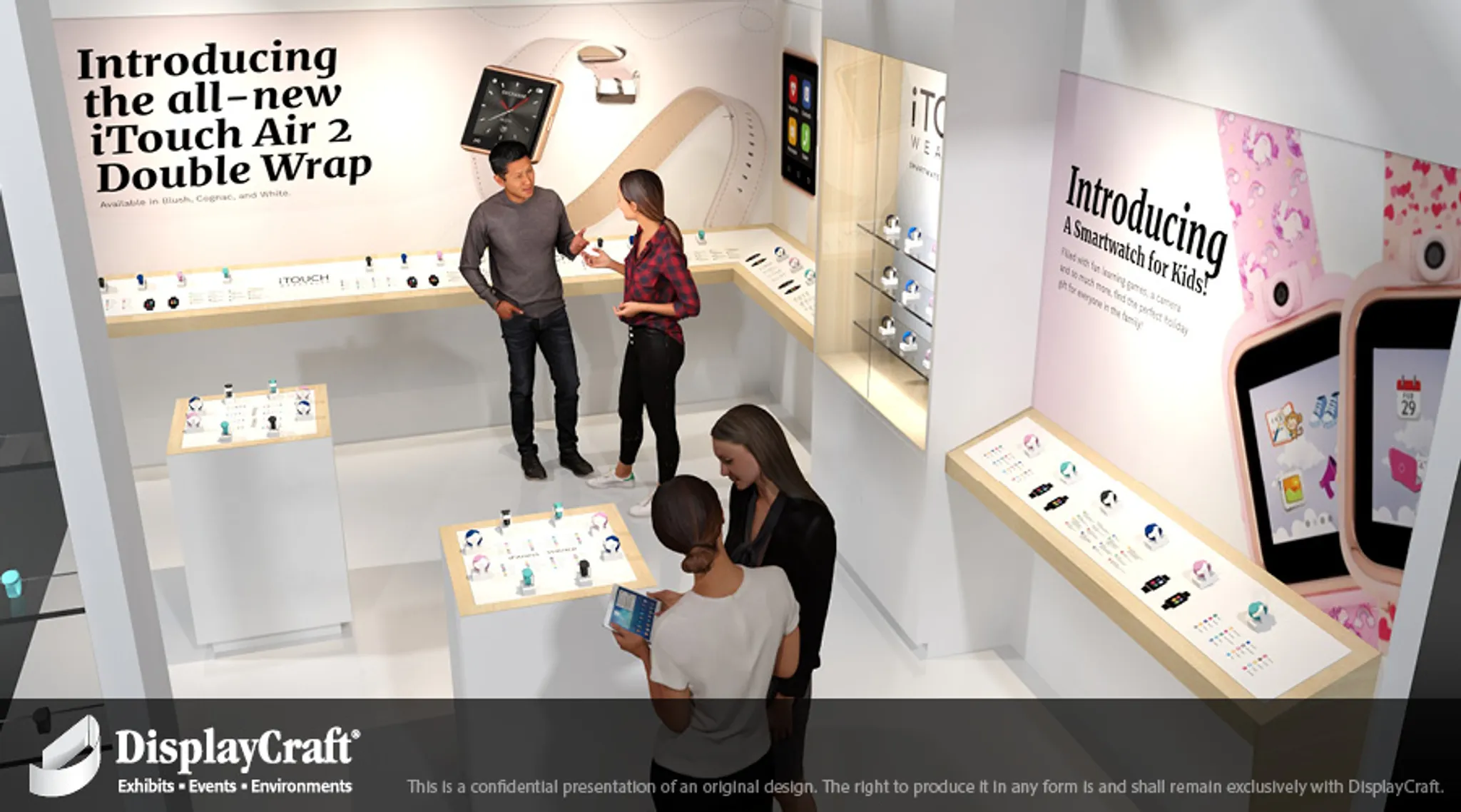 20x20 Perimeter booth design by DisplayCraft